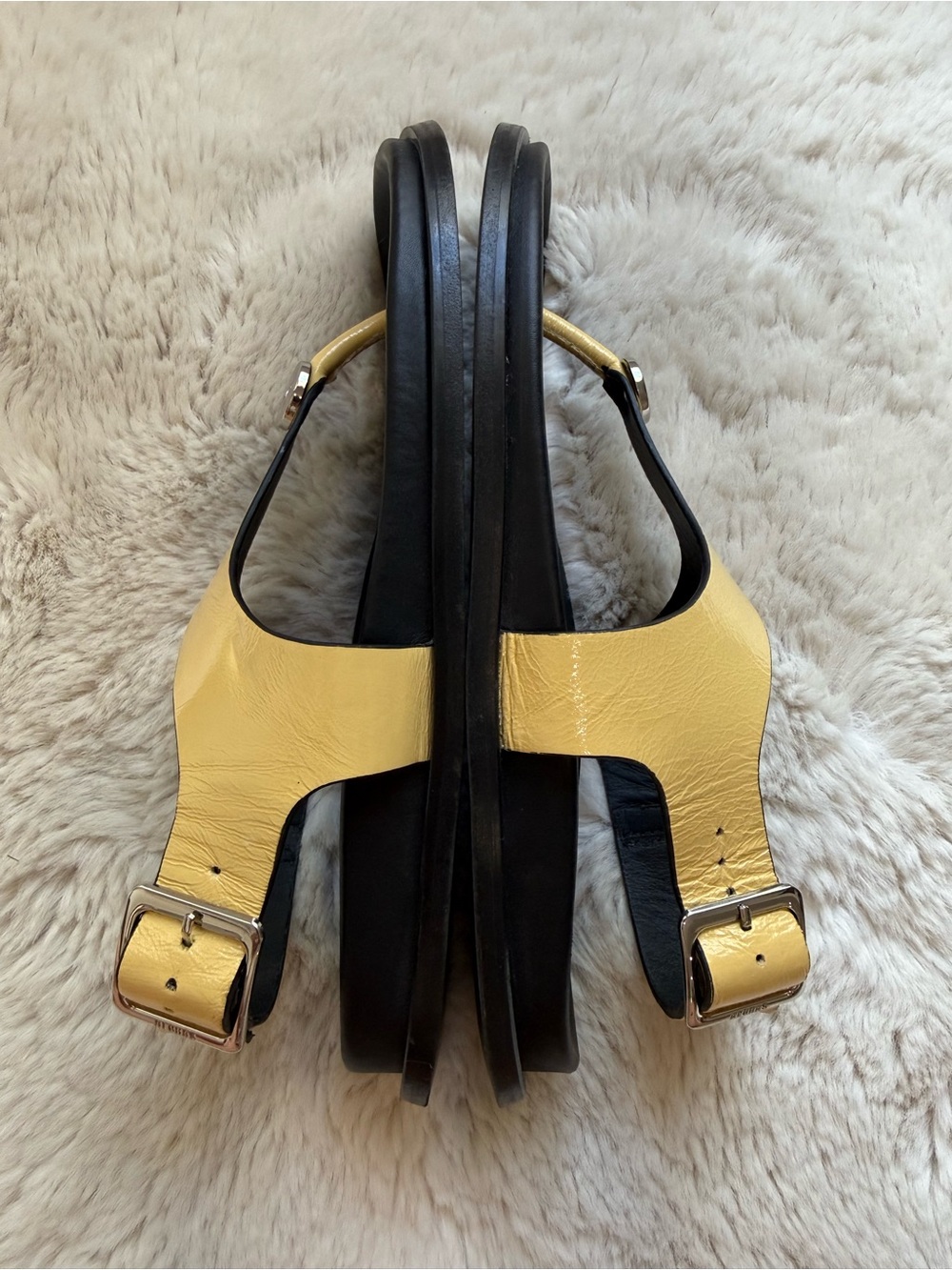 ALOHAS Harbor Onix Vainilla Leather Sandals Black Sz 37 - Picture 12 of 14